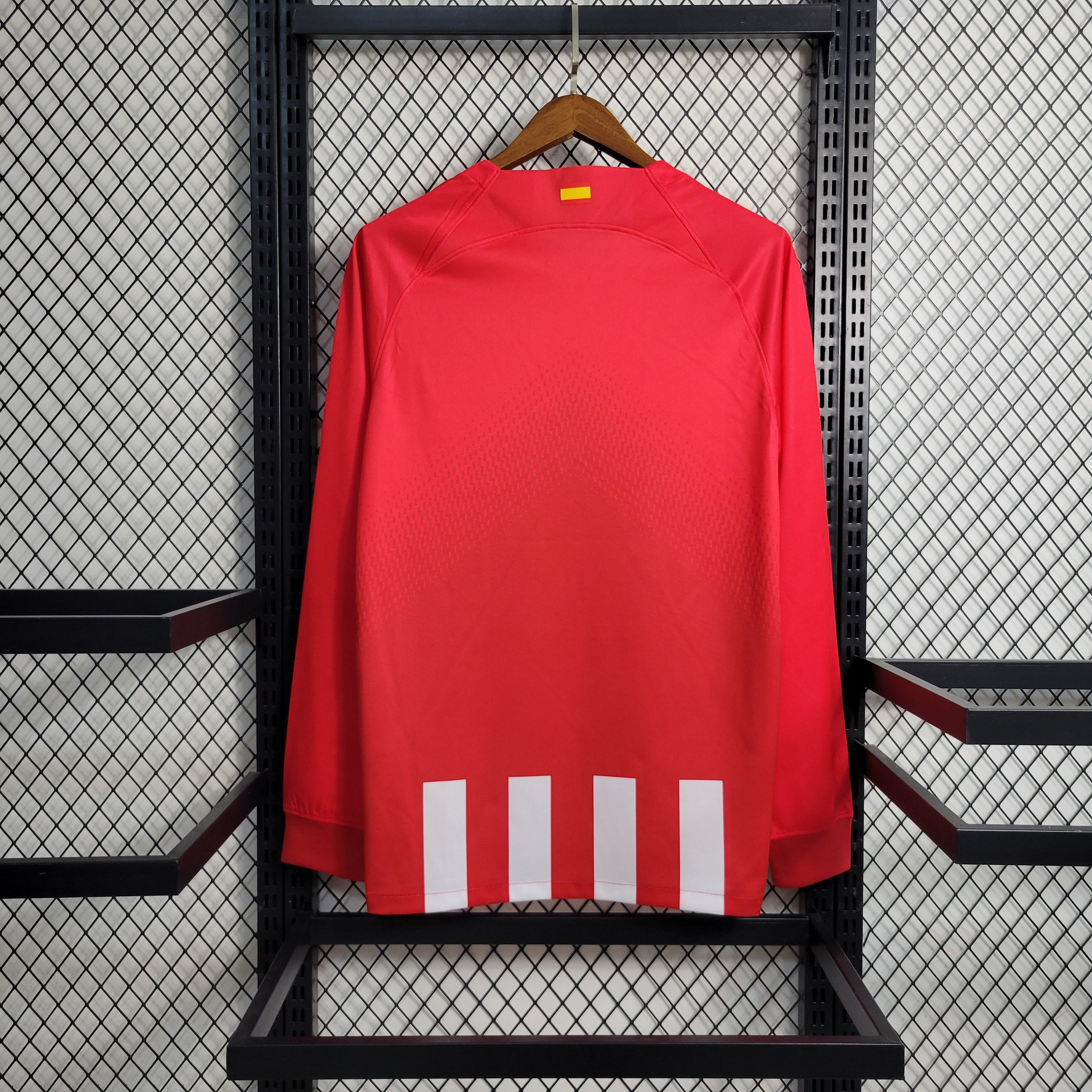 23/24 Atletico Madrid Long Sleeve Home Jersey