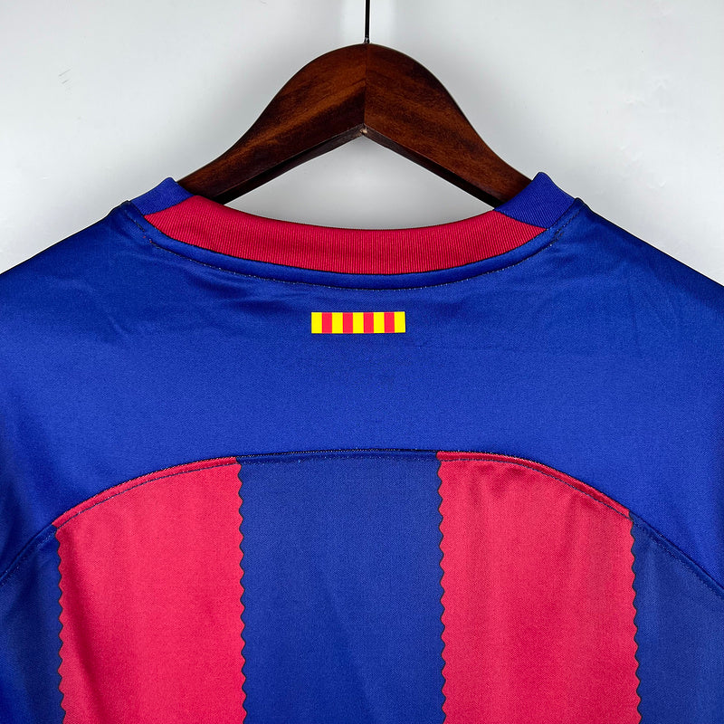 23/24 Barcelona Long Sleeve Home Jersey