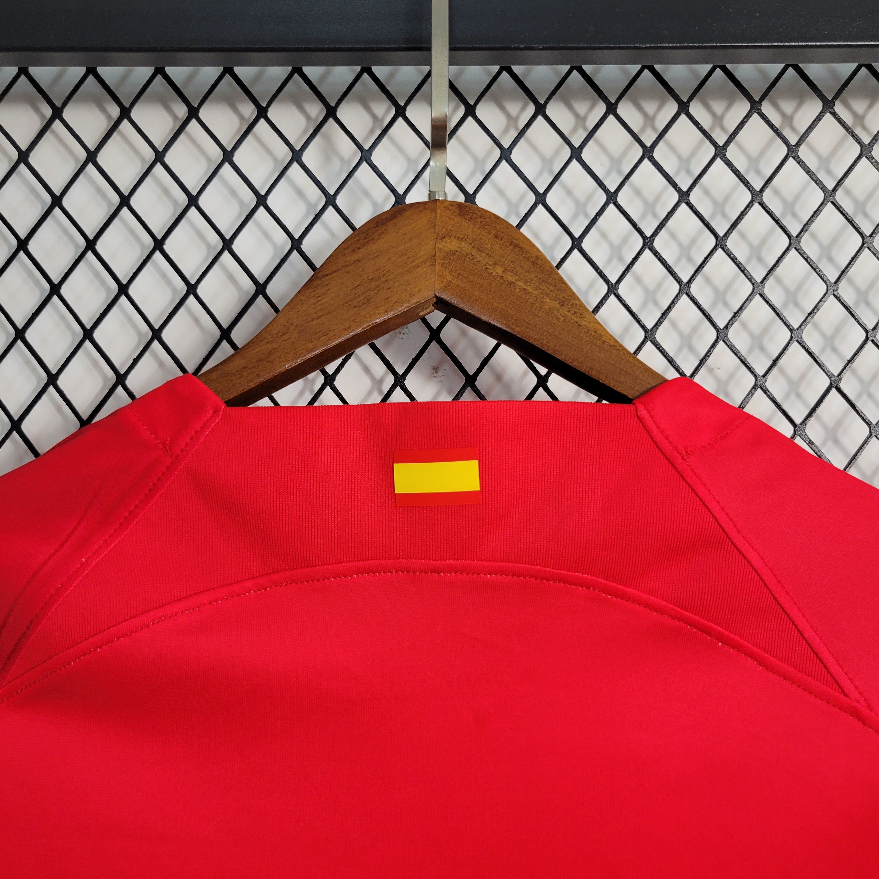 23/24 Atletico Madrid Long Sleeve Home Jersey
