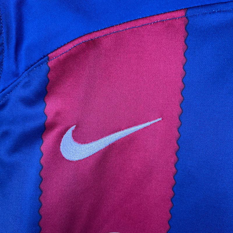 23/24 Barcelona Long Sleeve Home Jersey