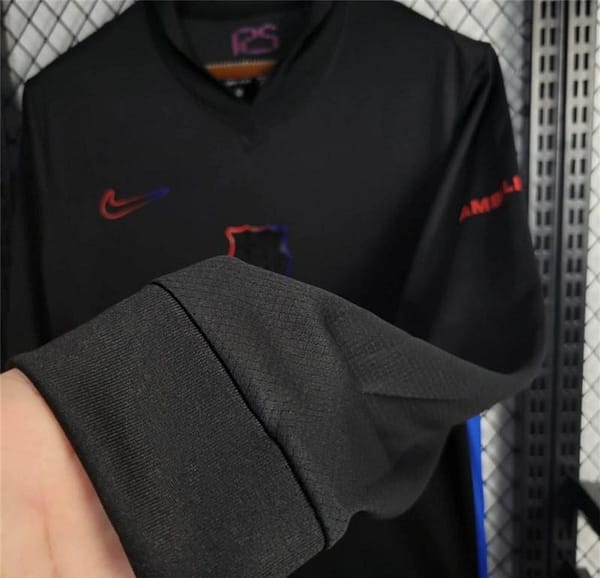 2024/25 Barcelona Away Black 125 Anniversary Long Jersey