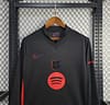 2024/25 Barcelona Away Black 125 Anniversary Long Jersey