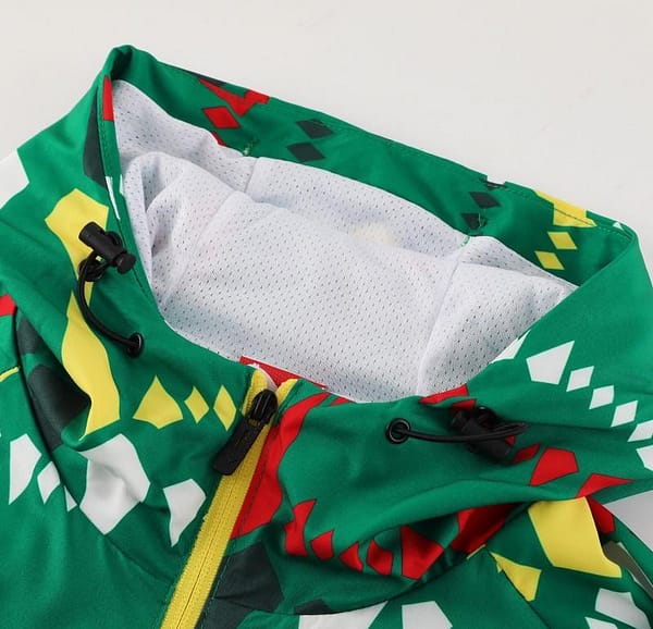 2024 Senegal Green Hoodie Full Zipper Jacket +Long Pants