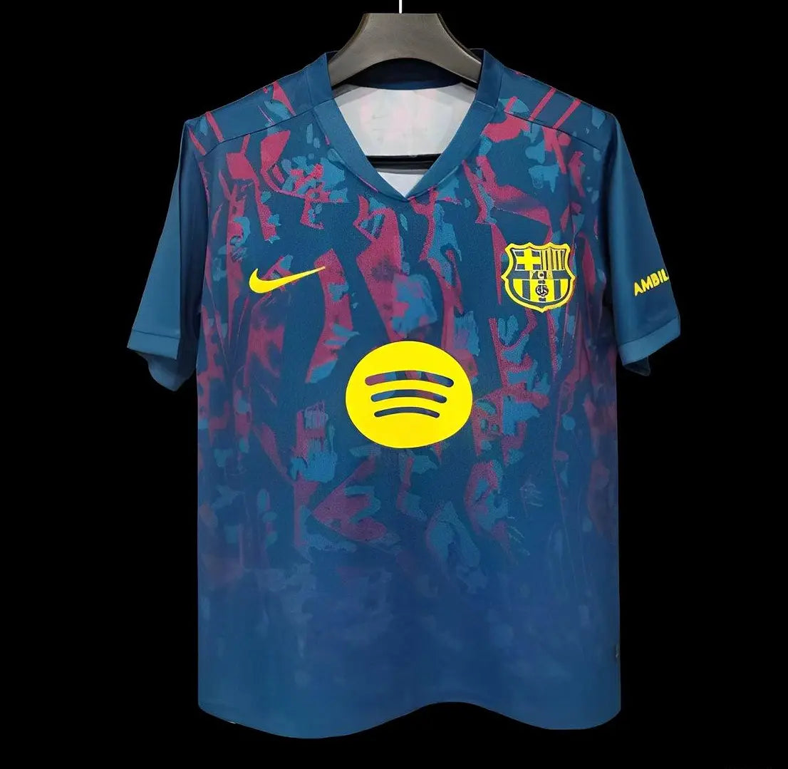 25/26 Barcelona Fourth Jersey Featured “Artistic” Design