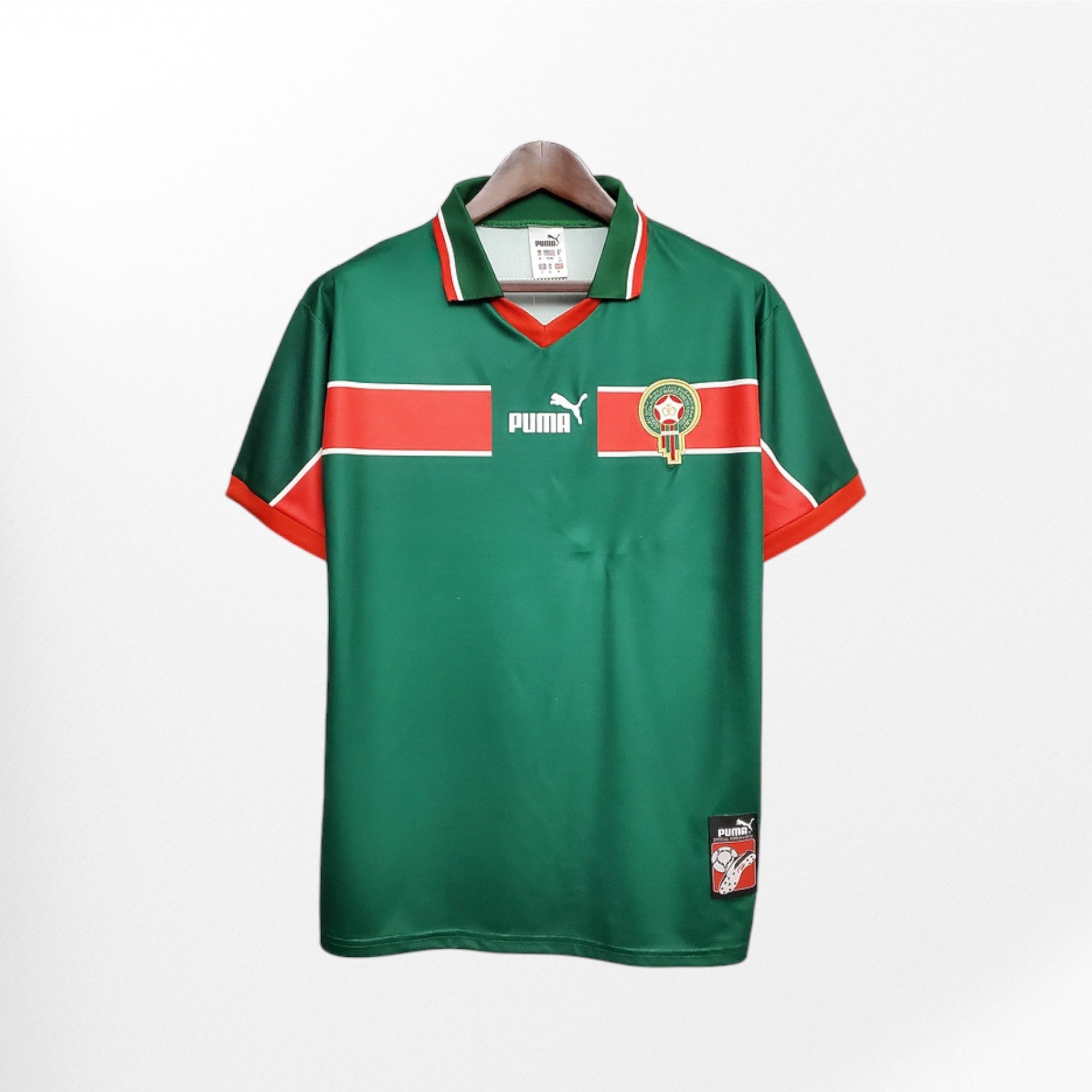 Camiseta retro de local de Marruecos 1998