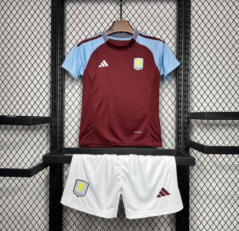 24/25 Kids Aston Villa Home Jersey