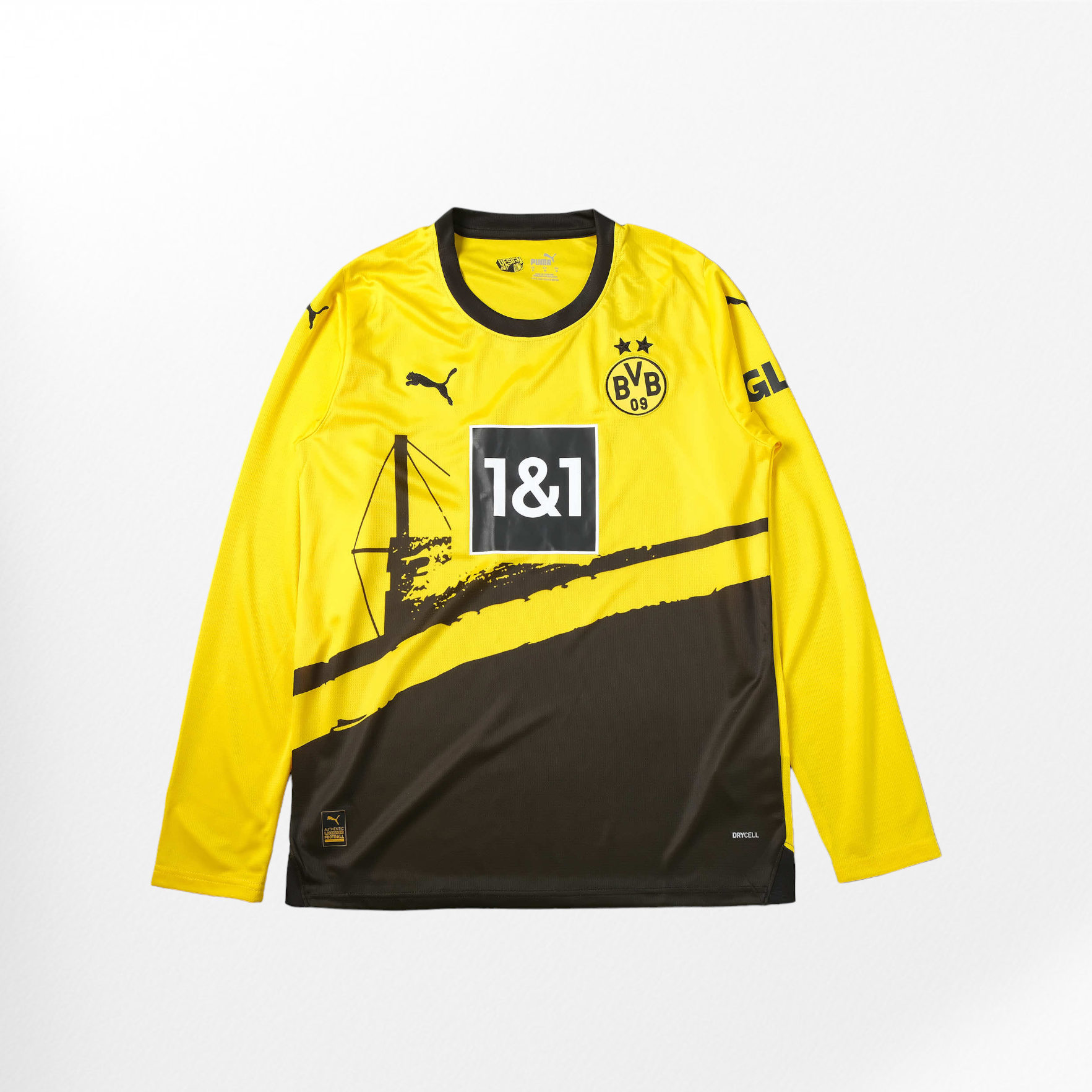 23/24 Borussia Dortmund Long Sleeve Home Jersey