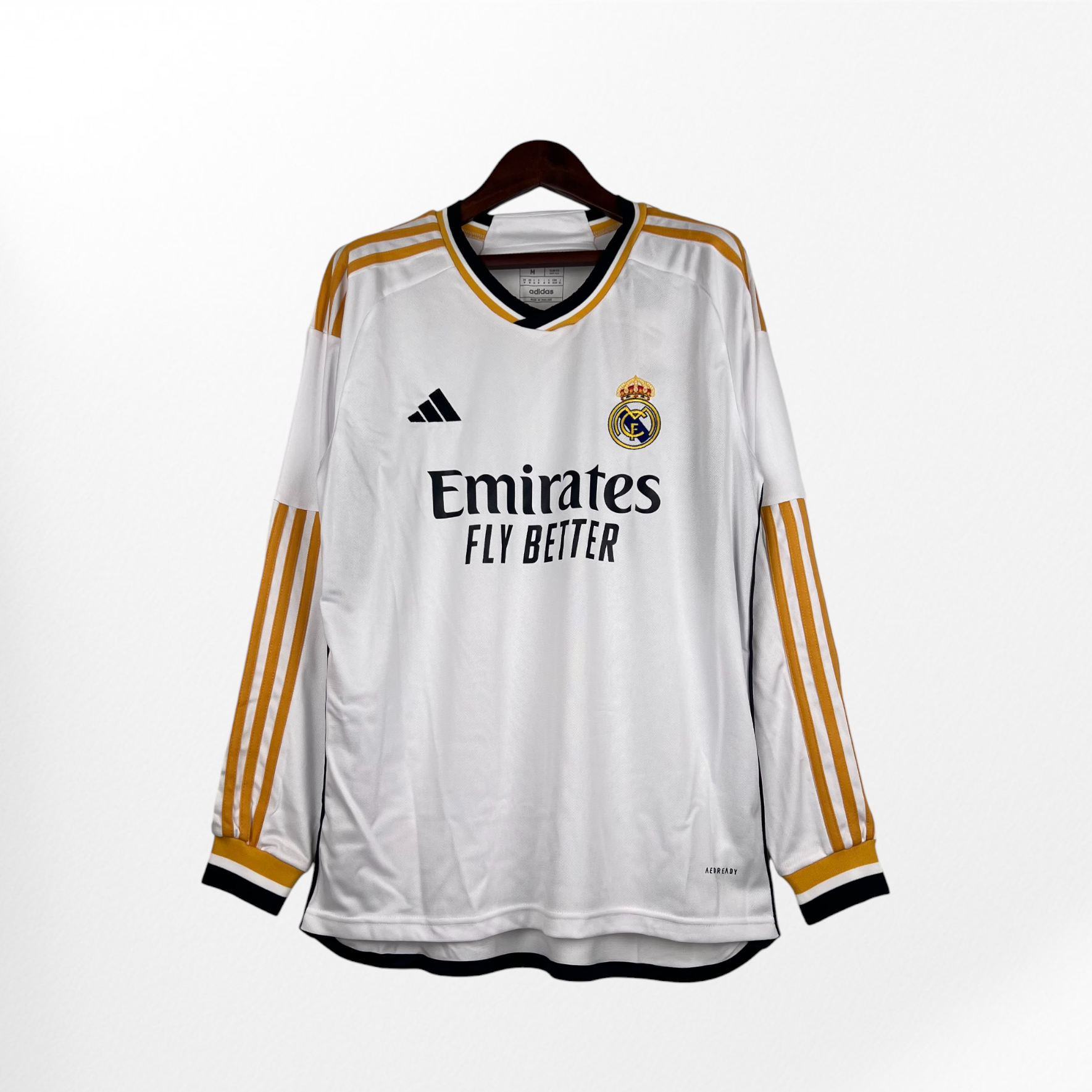 23/24 Real Madrid Long Sleeve Home Jersey