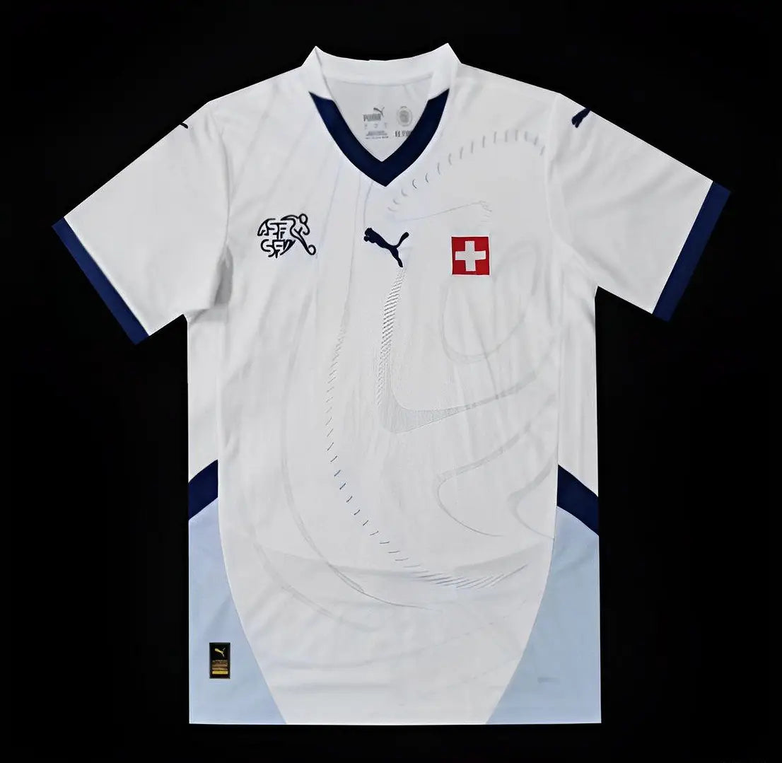 2024 Switzerland Away White Jersey