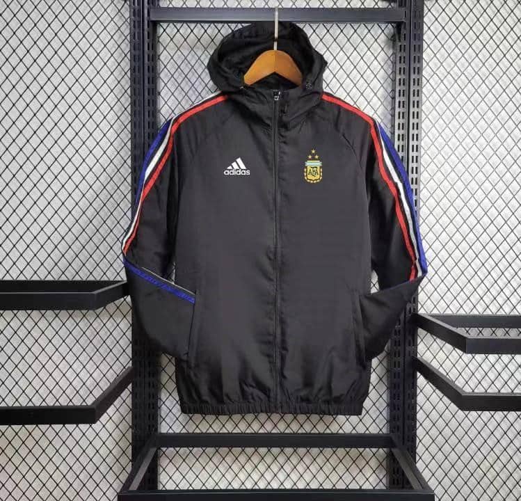 2024 Argentina Black Windbreaker