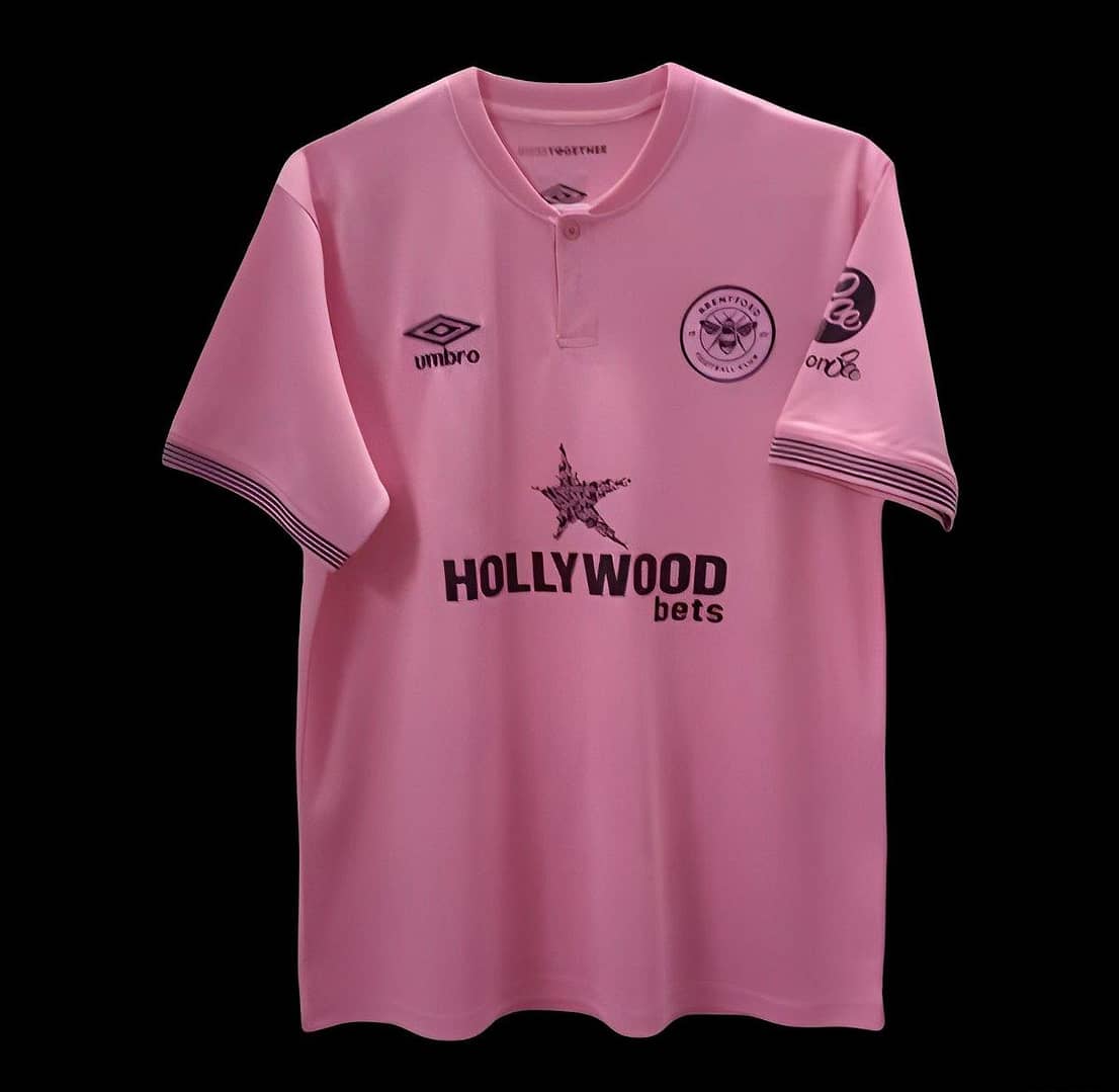 24/25 Brentford Third Pink Jersey